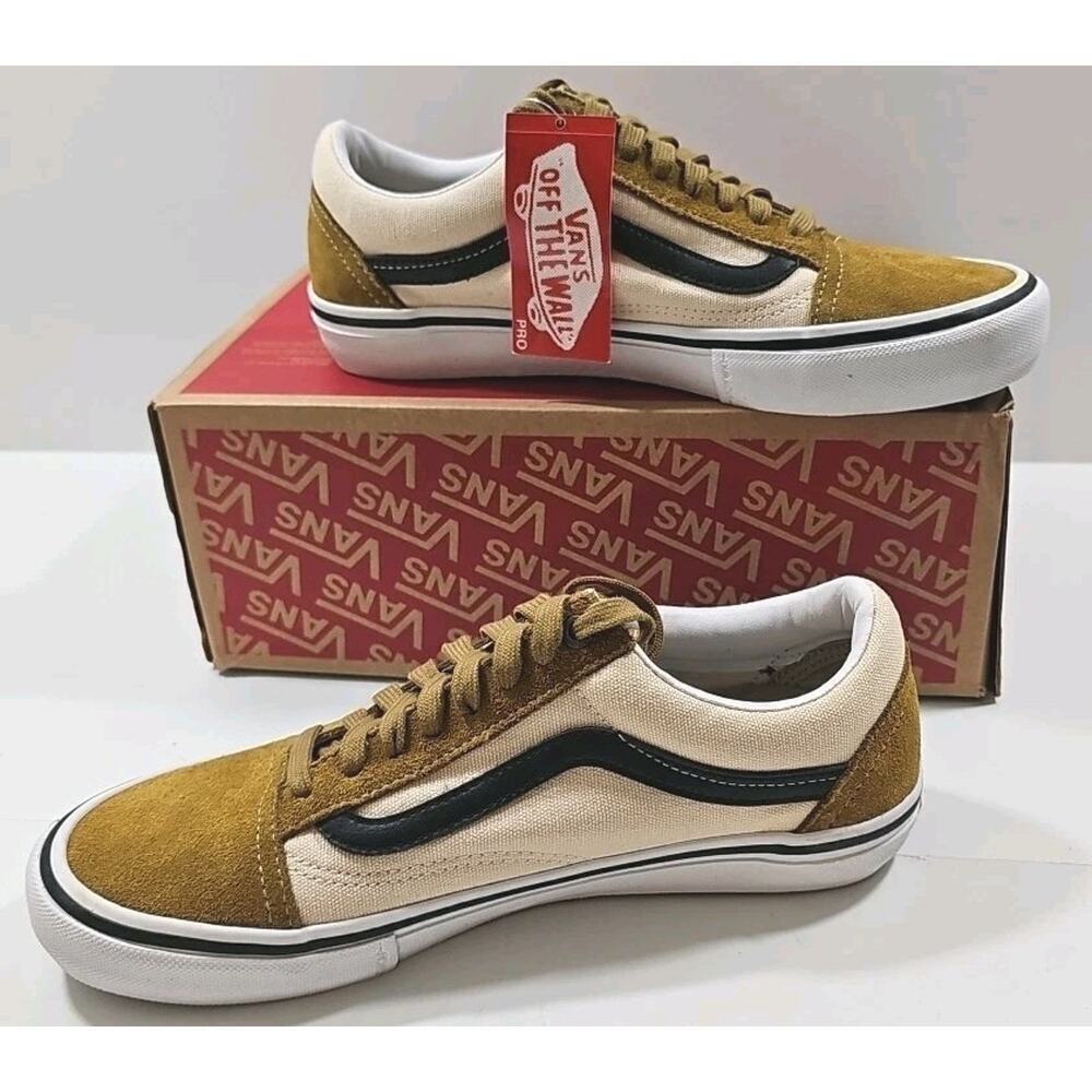 VANS ~Woman 8.5;Men's 7~ Cumin/Black Old Skool Pro Shoes Sneakers NEW.